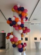 Organic Garland on Pillar